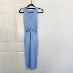 And Now This Blue Sweater Maxi Dress. SIZE Large
